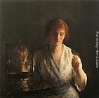 Joseph Rodefer de Camp Blue Bird painting